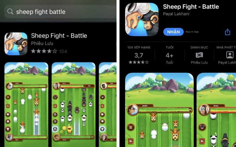 Hướng dẫn tải game Cừu Chiến
