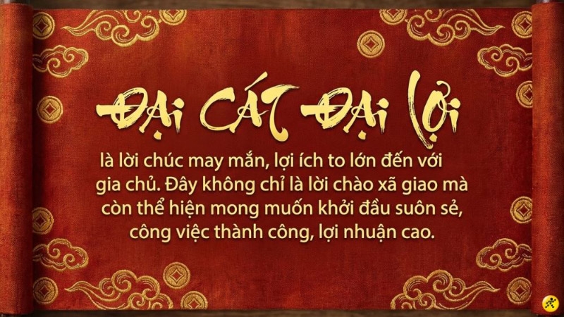Đại cát đại lợi là gì?