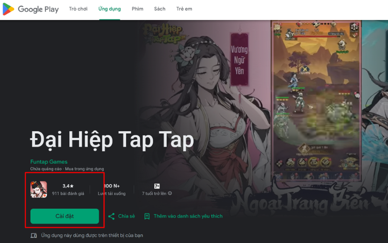 tải game trên app store