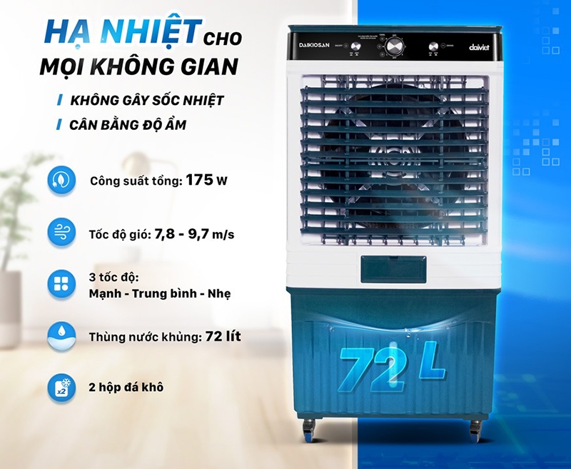 Quạt điều hòa Daikiosan DM103 175W (hình 5)