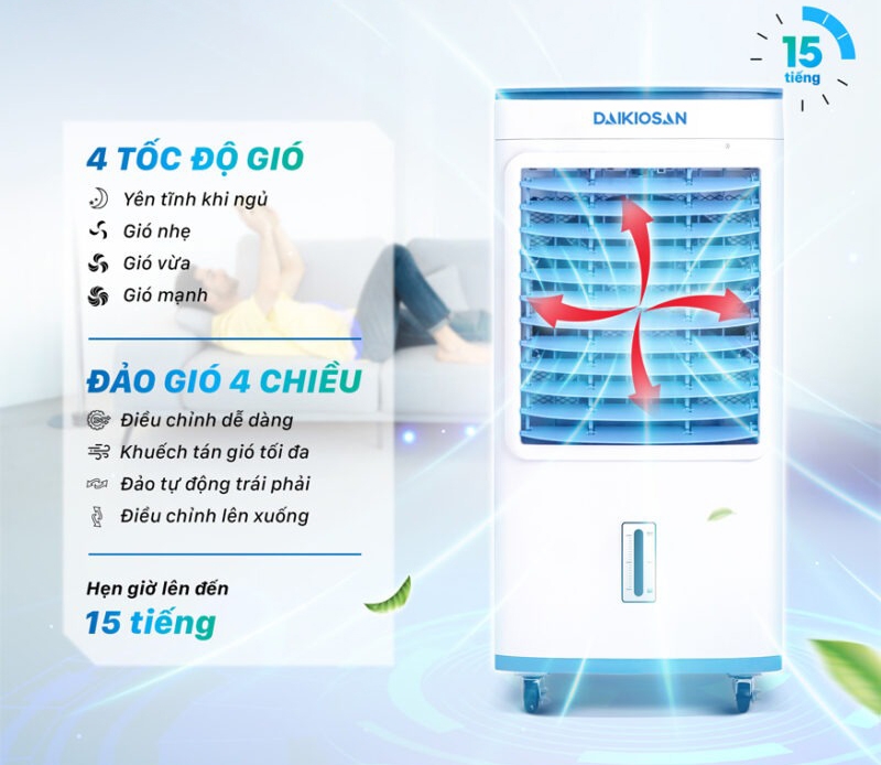 Quạt điều hòa Daikiosan DM118 110W (hình 5)