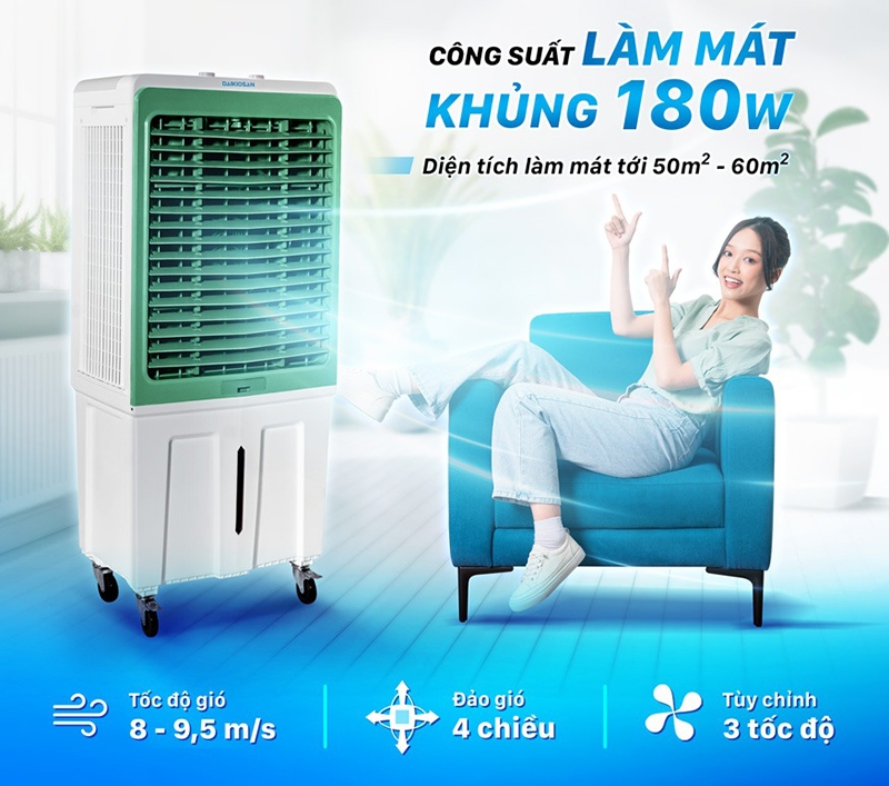 Quạt điều hòa Daikiosan DM201 180W (hình 5)