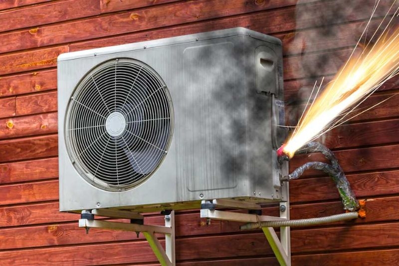 Dàn nóng điều hòa bị rò điện ảnh 3