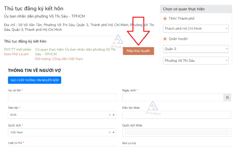 Điền file tất cả thông tin theo hướng dẫn