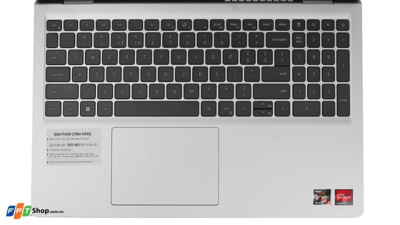 Đánh giá Dell 15 DC15250 i5 1334U (71071928) về bàn phím