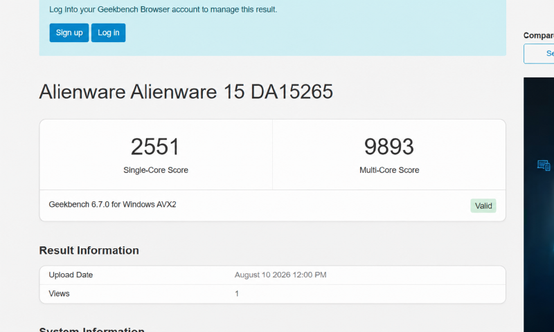 Dell Alienware 15 (2026) - hình 5