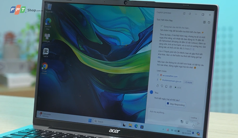 Đánh giá laptop Acer Swift Lite 14 AI SFL14-51M-56HS - hình 8