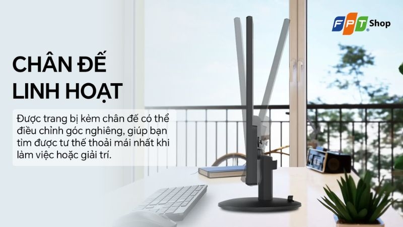 Đánh giá màn hình MSI PRO MP242L 23.8 inch về thiết kế