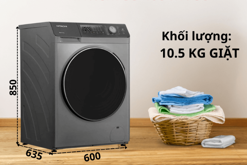 Đánh giá máy giặt Hitachi Inverter 10.5 kg - hình 2