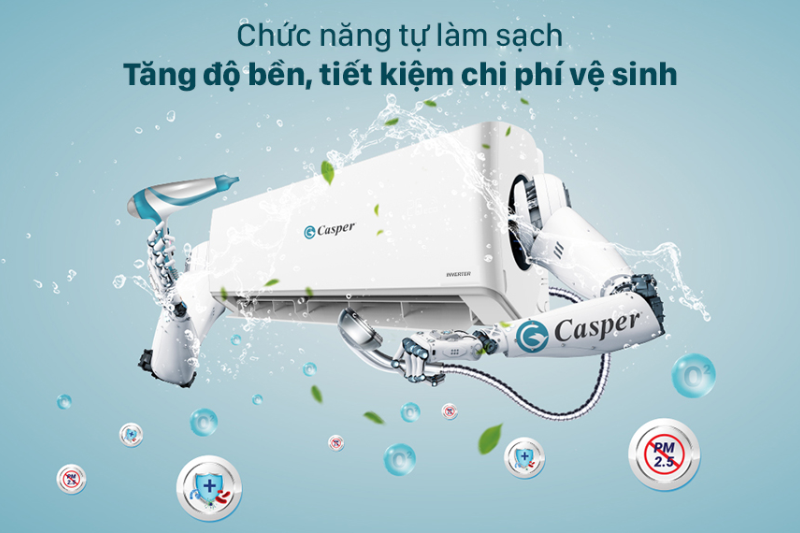 máy lạnh Casper Inverter 1 HP QC-09IS36 (hình 7)