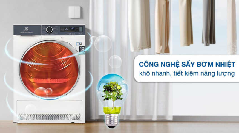 Đánh giá máy sấy bơm nhiệt Electrolux - hình 4