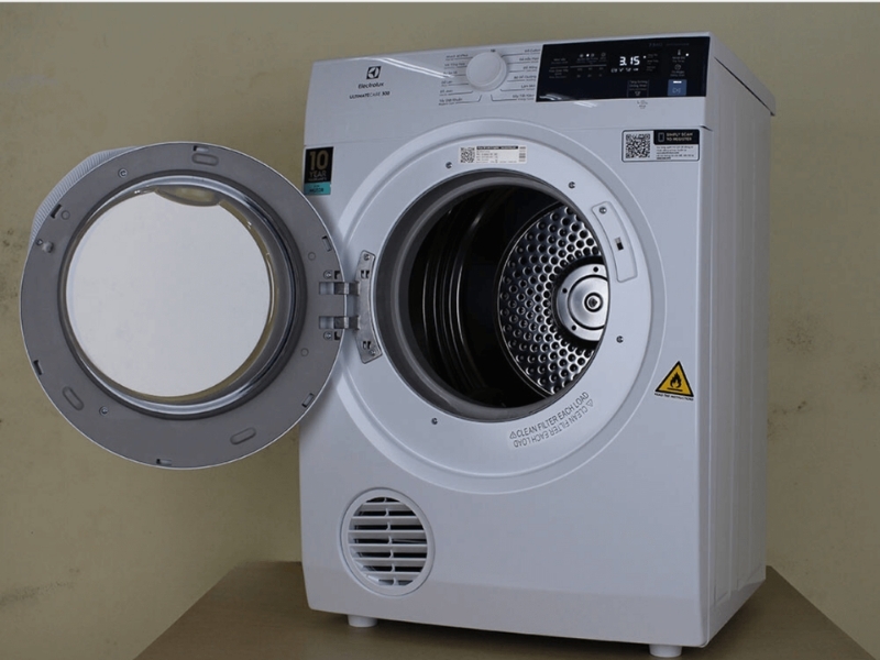 đánh giá máy sấy quần áo electrolux hình 5