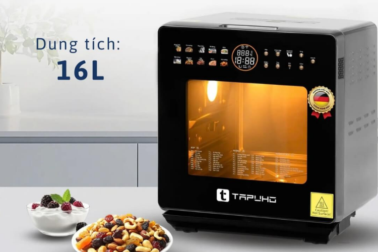 đ&aacute;nh gi&aacute; nồi chi&ecirc;n hơi nước tapuho tsf16 (3)