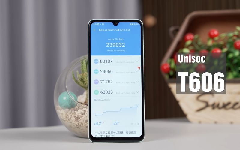 Đánh giá Nubia V70 Max về hiệu năng