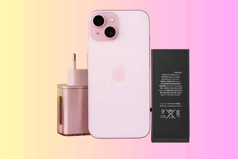 đánh giá pin iphone 15 1