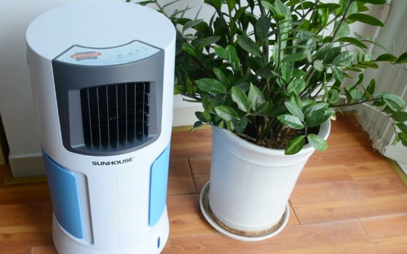 Thân quạt điều hòa Sunhouse SHD7715 được làm từ nhựa ABS cao cấp