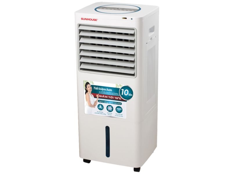 Thiết kế quạt điều hòa Sunhouse SHD7721 dễ dàng di chuyển