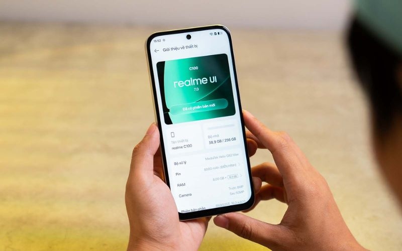 Đánh giá realme C100 về hiệu năng