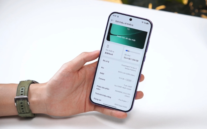 Đánh giá realme Neo 8 về hiệu năng