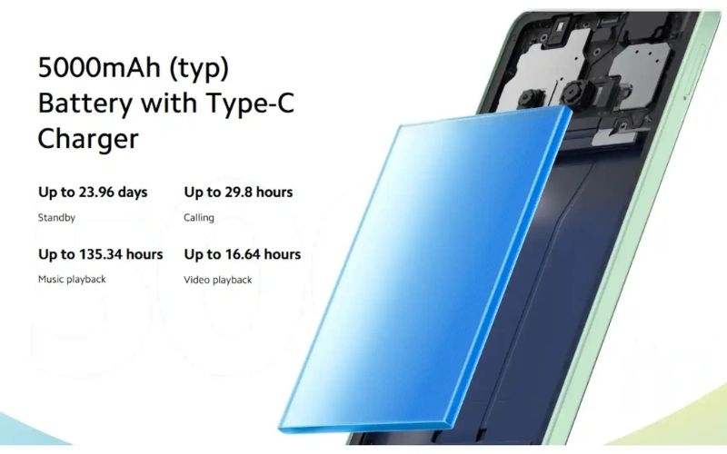 Đánh giá Xiaomi Redmi A3x về pin