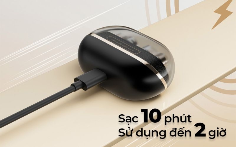 Đánh giá tai nghe Soundpeats H3 về thời lượng pin