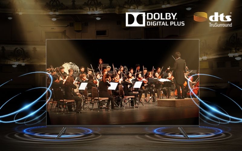Tivi 50UGA610 được trang bị công nghệ Dolby Digital Plus
