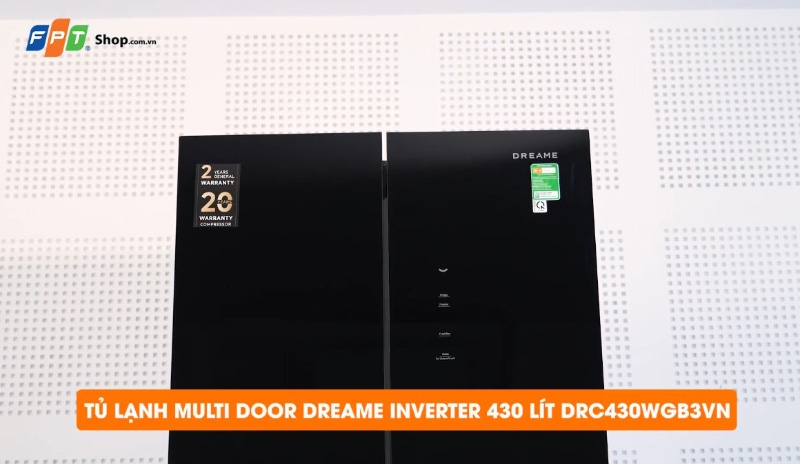 Đánh giá tủ lạnh Dreame 430 lít DRC430WGB3VN - hình 1
