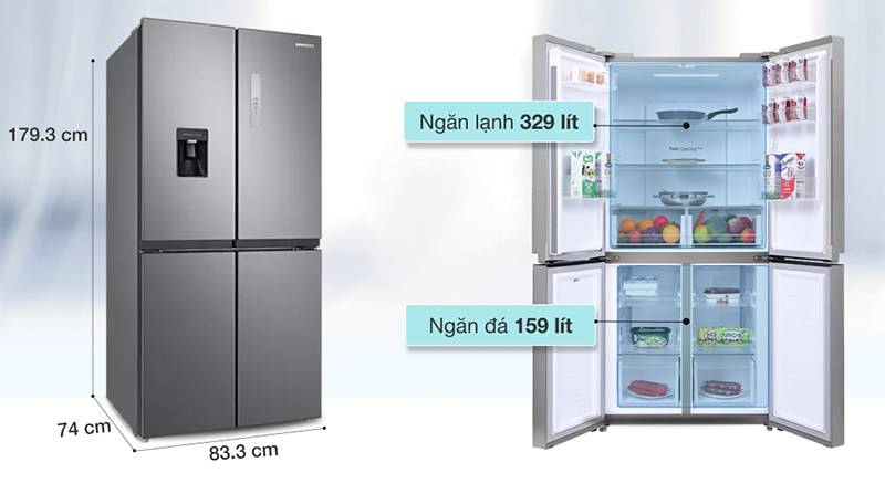 Đánh giá tủ lạnh RF48A4010M9/SV (hình 2)