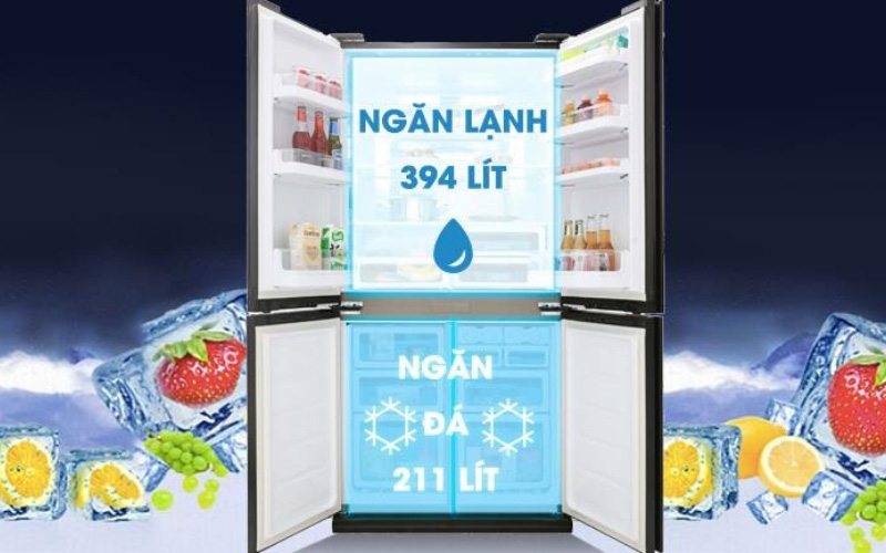 Đánh giá tủ lạnh Sharp SJ-FX688VG-BK - hình 3