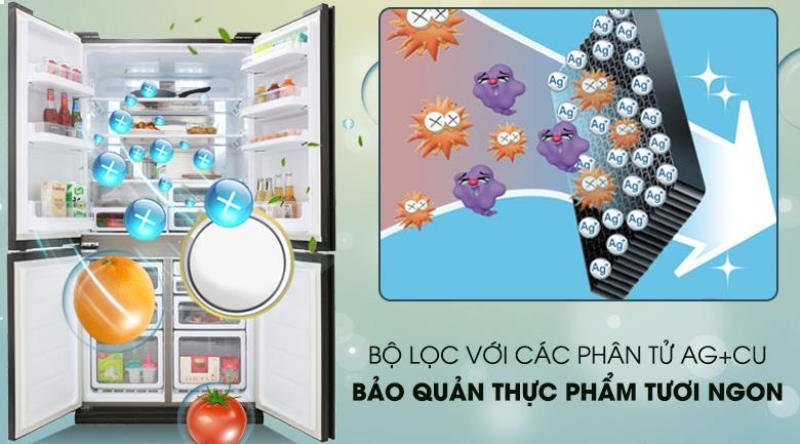 Đánh giá tủ lạnh Sharp SJ-FX688VG-BK - hình 6