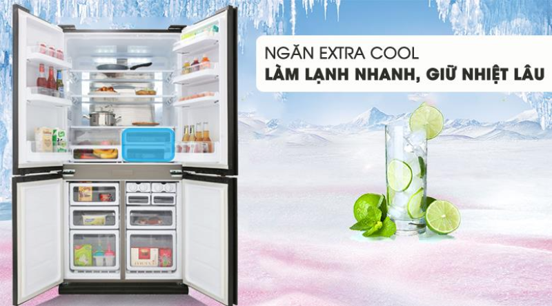 Đánh giá tủ lạnh Sharp SJ-FX688VG-BK - hình 7