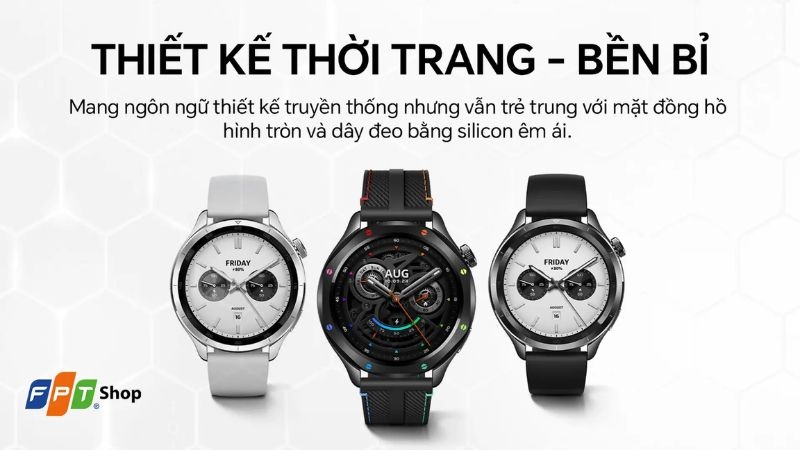 Đánh giá Xiaomi Watch S4 về thiết kế