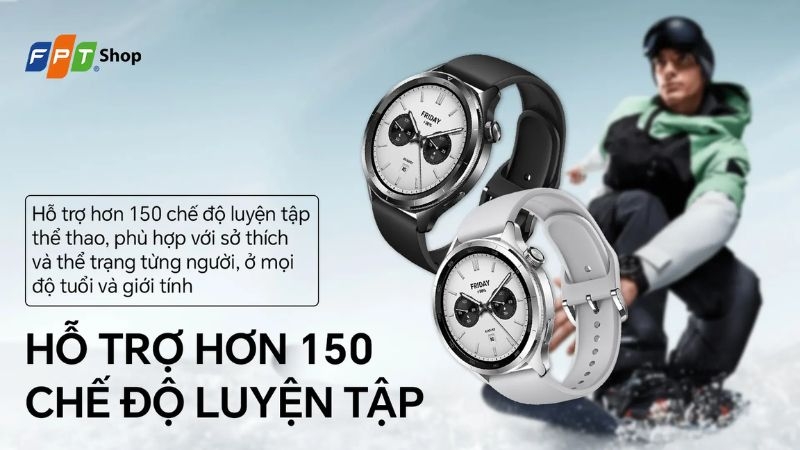 Đánh giá Xiaomi Watch S4 về tính năng luyện tập