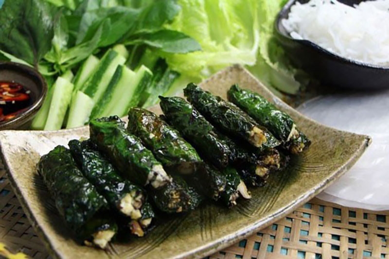 Chia sẻ cách làm đậu hũ cuốn lá lốt (hình 11)