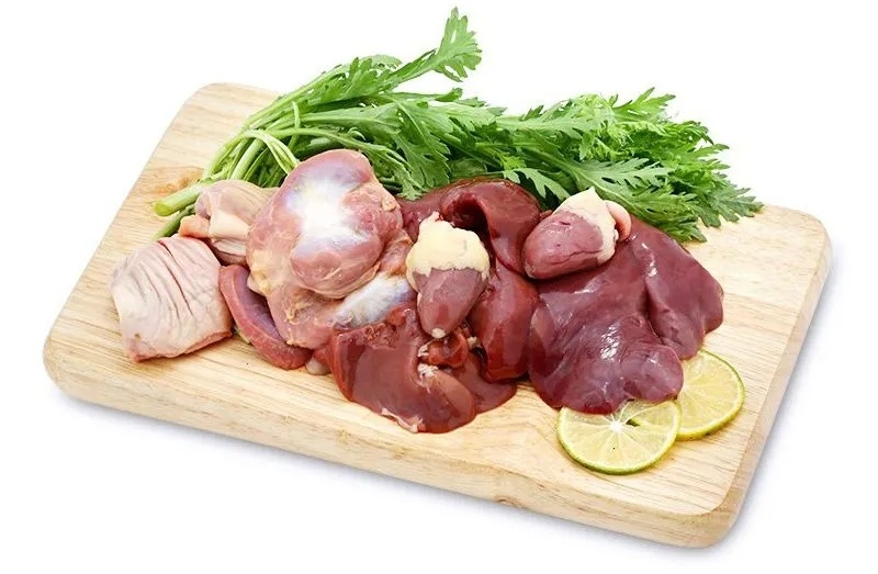 đậu que xào lòng gà 6