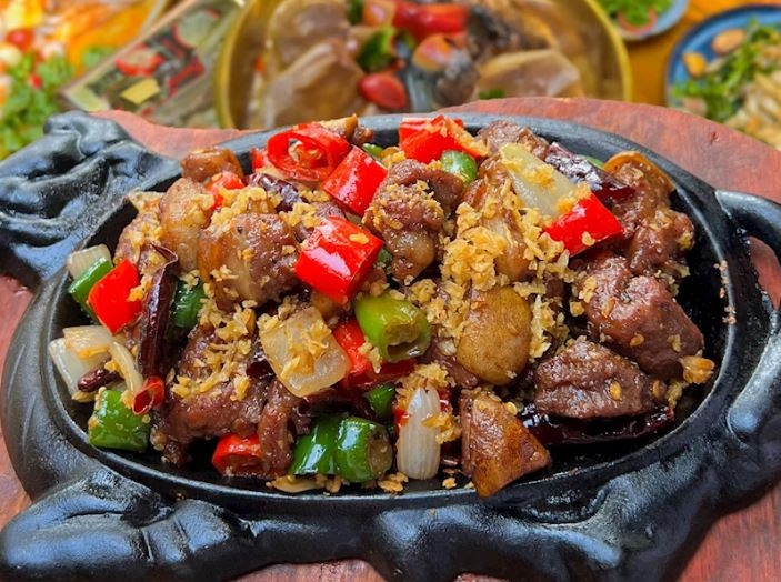 dê cháy tỏi 1