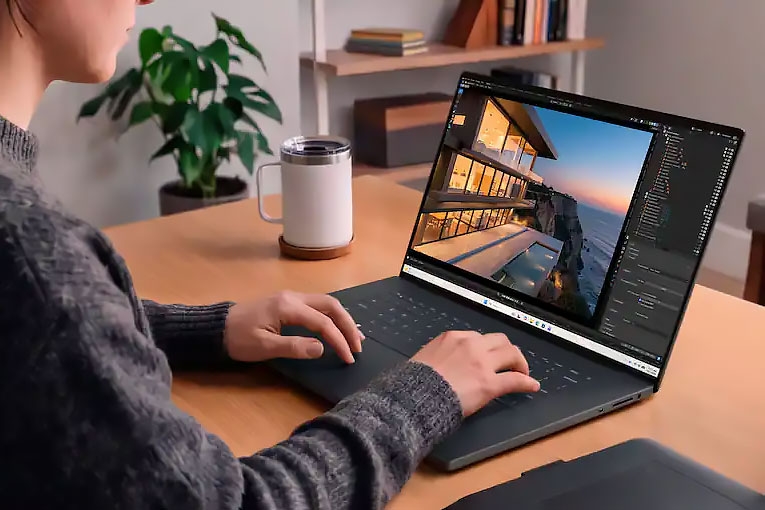 Dell XPS 16 Creator Edition hỗ trợ các tác vụ sáng tạo nội dung, từ chỉnh sửa hình ảnh đến thiết kế đồ họa.