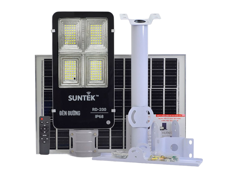 Đèn đường năng lượng mặt trời Suntek RD-200 16W - hình 7