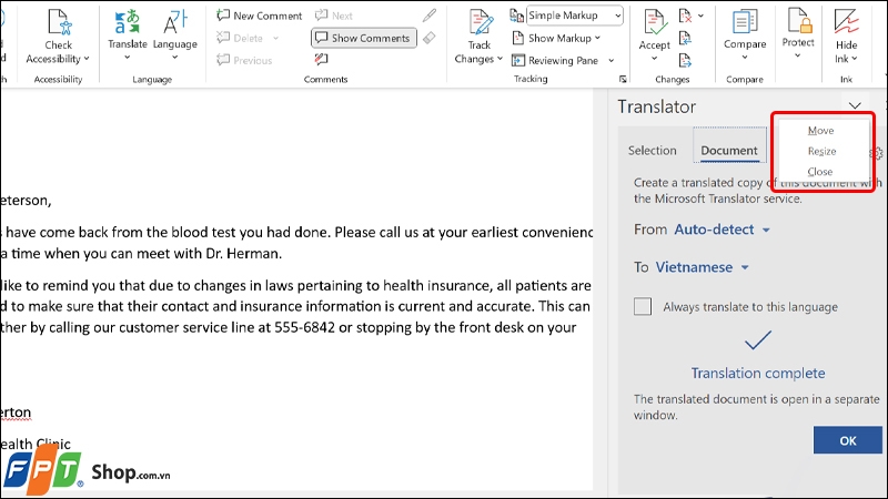 Dịch file Word tiếng Anh sang tiếng Việt ảnh 10