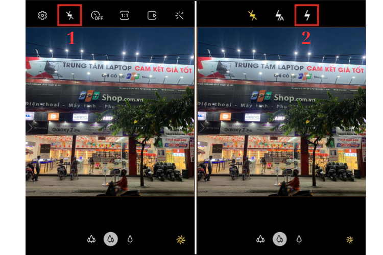 điện thoại bật được flash 4