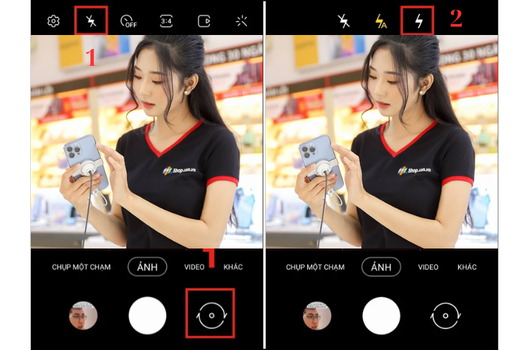 điện thoại bật được flash 6