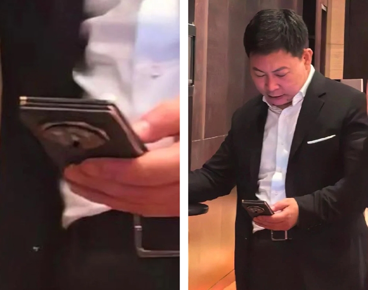 Điện thoại gập ba của Huawei xuất hiện ở trạng thái gập, tiết lộ thêm thiết kế của máy