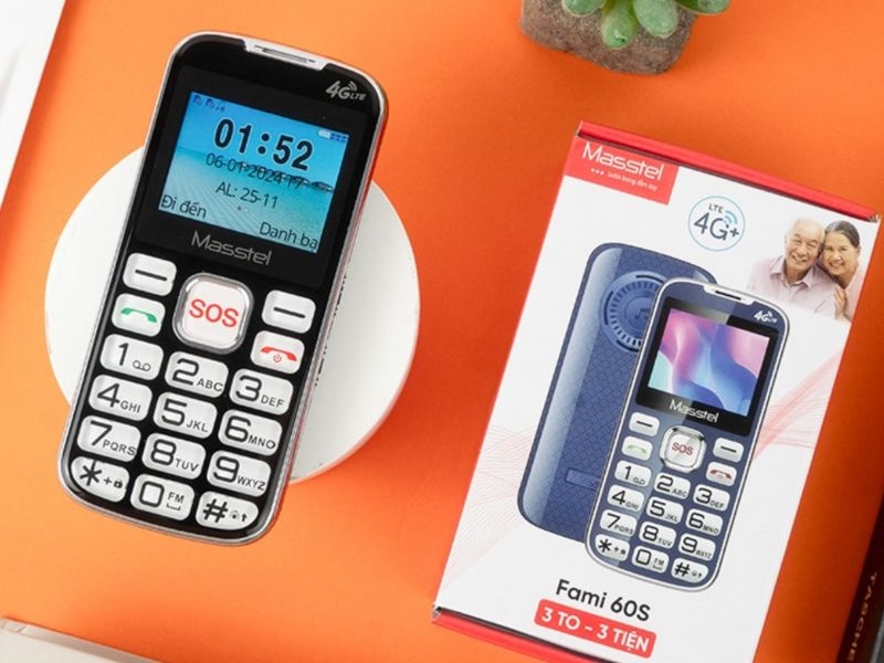 Điện thoại giá rẻ dưới 2 triệu Masstel Fami 60S
