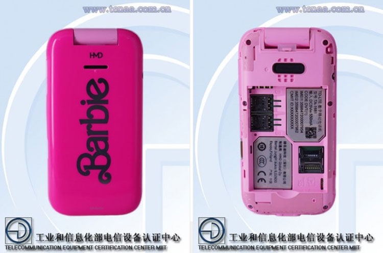 Điện thoại HMD Barbie được chứng nhận trước khi ra mắt - hình 1