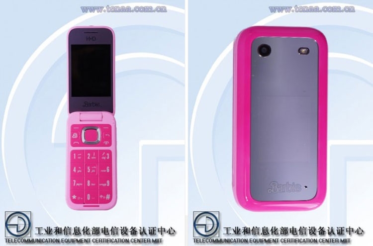 Điện thoại HMD Barbie được chứng nhận trước khi ra mắt