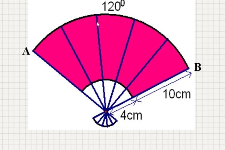 Diện tích hình quạt ảnh 7
