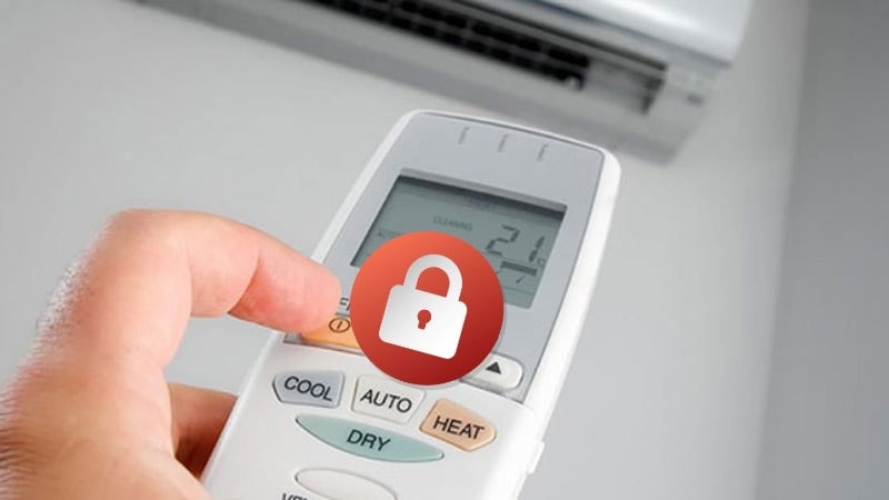 Điều khiển điều hòa Casper bị khóa hình 1