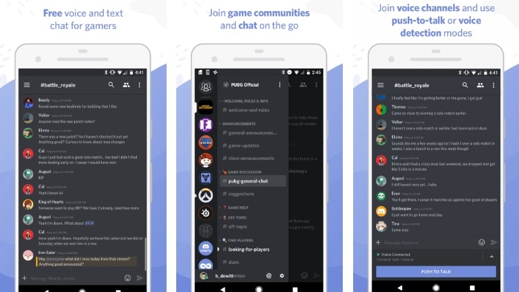 Discord lại có giao diện phức tạp hơn do cung cấp nhiều chức năng cộng đồng