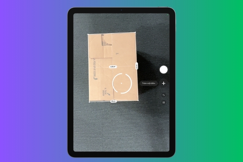 Đo kích thước bằng iPad 4