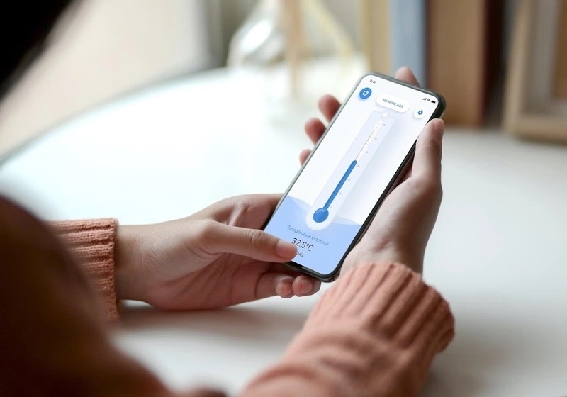 đo nhiệt độ bằng điện thoại 5